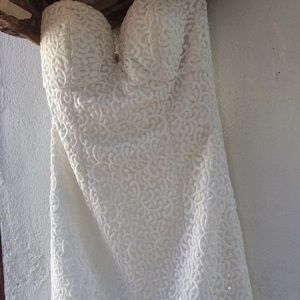 Cache White lace dress